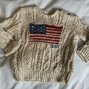 Polo Ralph Lauren baby flag sweater 18M